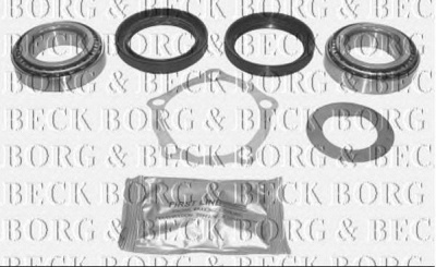 BORG & BECK bwk138 -  Комплект подшипника ступицы колеса